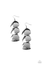Load image into Gallery viewer, Modishly Metallic - Black - Paparazzi Accessories - VJ Bedazzled Jewelry
