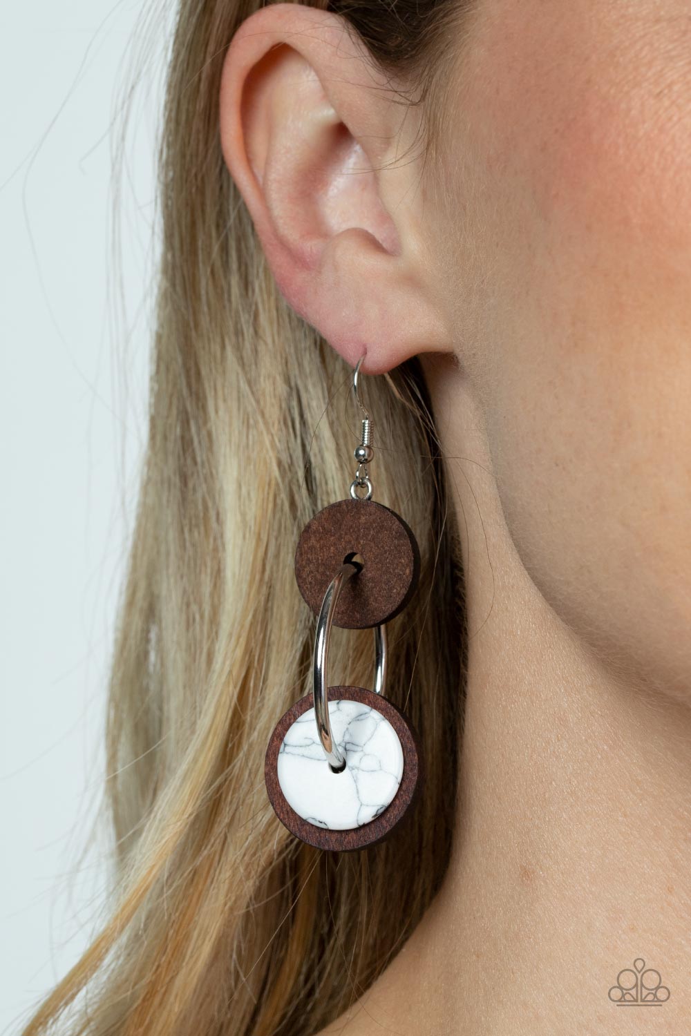 Artisanal Aesthetic - White- Paparazzi Accessories - VJ Bedazzled Jewelry