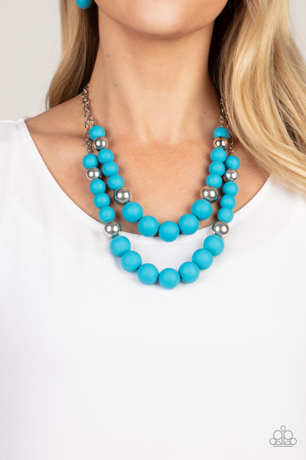 Vivid Vanity - Blue - VJ Bedazzled Jewelry