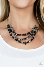 Load image into Gallery viewer, Placid Pebbles - Black - VJ Bedazzled Jewelry
