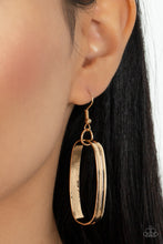 Load image into Gallery viewer, Fiercely Flexing - Gold- Paparazzi Accessories - VJ Bedazzled Jewelry
