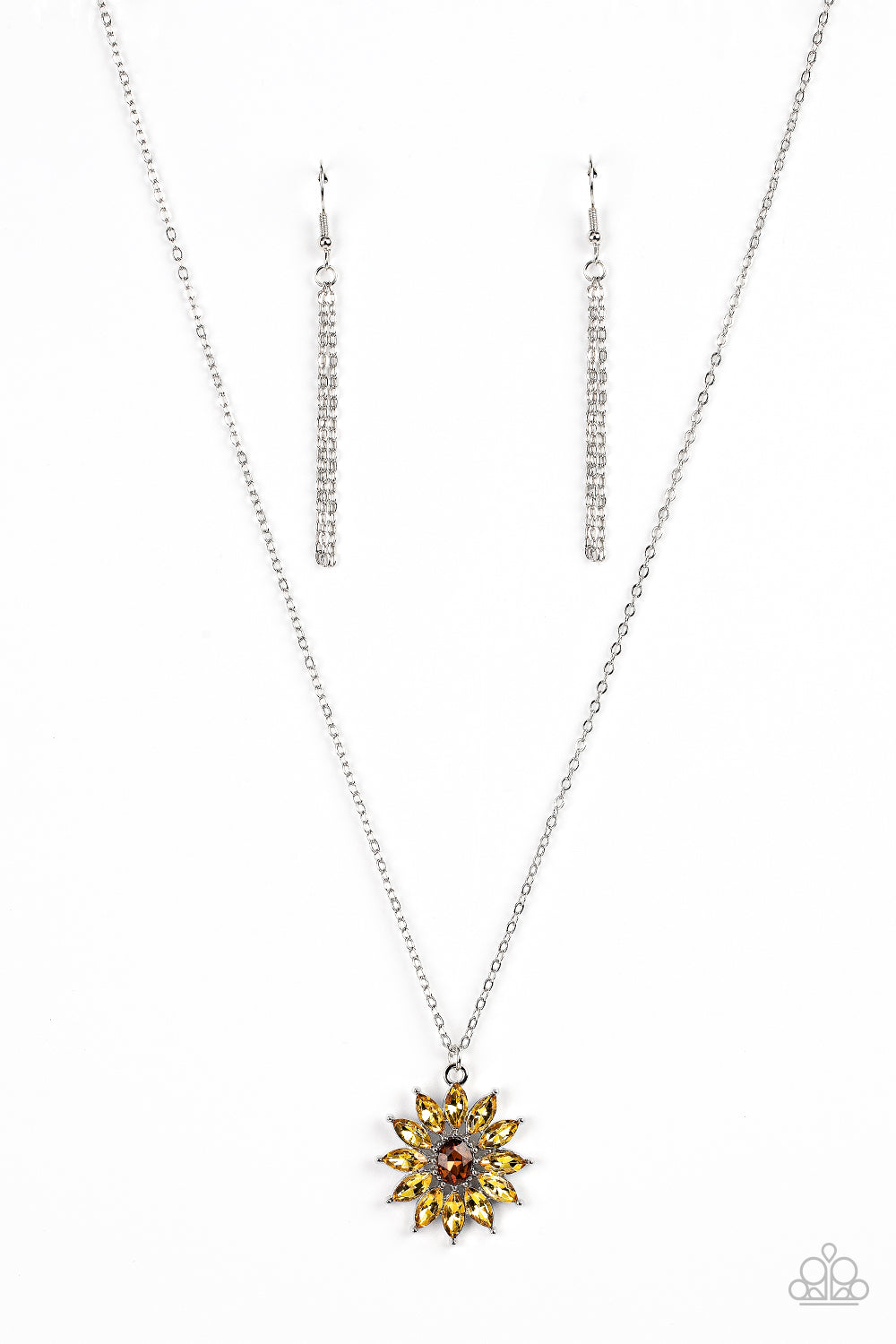 Formal Florals - Yellow - VJ Bedazzled Jewelry