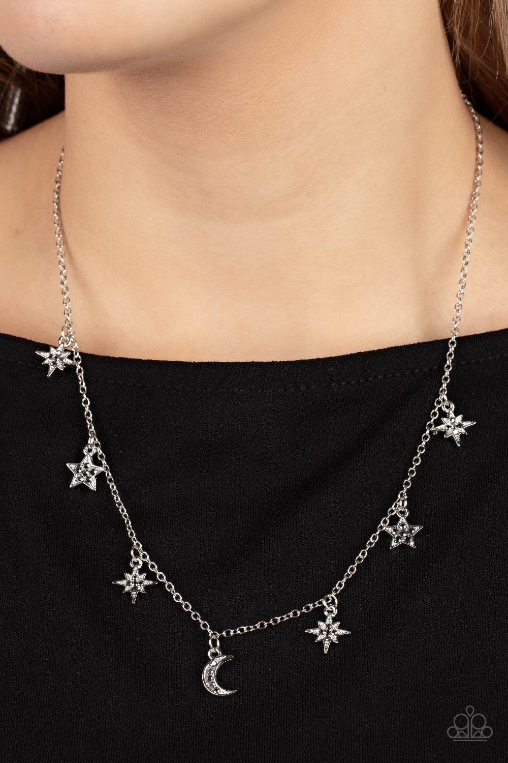 Cosmic Runway - Silver - VJ Bedazzled Jewelry