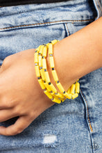 Load image into Gallery viewer, Radiantly Retro - Yellow - VJ Bedazzled Jewelry
