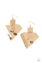 Load image into Gallery viewer, Deceivingly Deco - Gold - Paparazzi Accessories - VJ Bedazzled Jewelry
