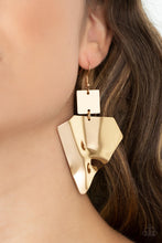 Load image into Gallery viewer, Deceivingly Deco - Gold - Paparazzi Accessories - VJ Bedazzled Jewelry
