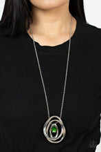 Load image into Gallery viewer, Luminous Labyrinth - Green- Paparazzi Accessories - VJ Bedazzled Jewelry
