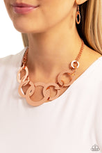 Load image into Gallery viewer, Uptown Links - Copper Paparazzi Accessories
