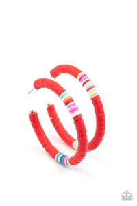 Colorfully Contagious - Red - VJ Bedazzled Jewelry
