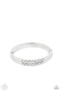 Doubled Down Dazzle - White - VJ Bedazzled Jewelry