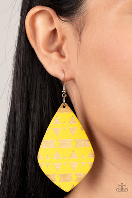 Zimbabwe Zoo - Yellow - Paparazzi Accessories - VJ Bedazzled Jewelry