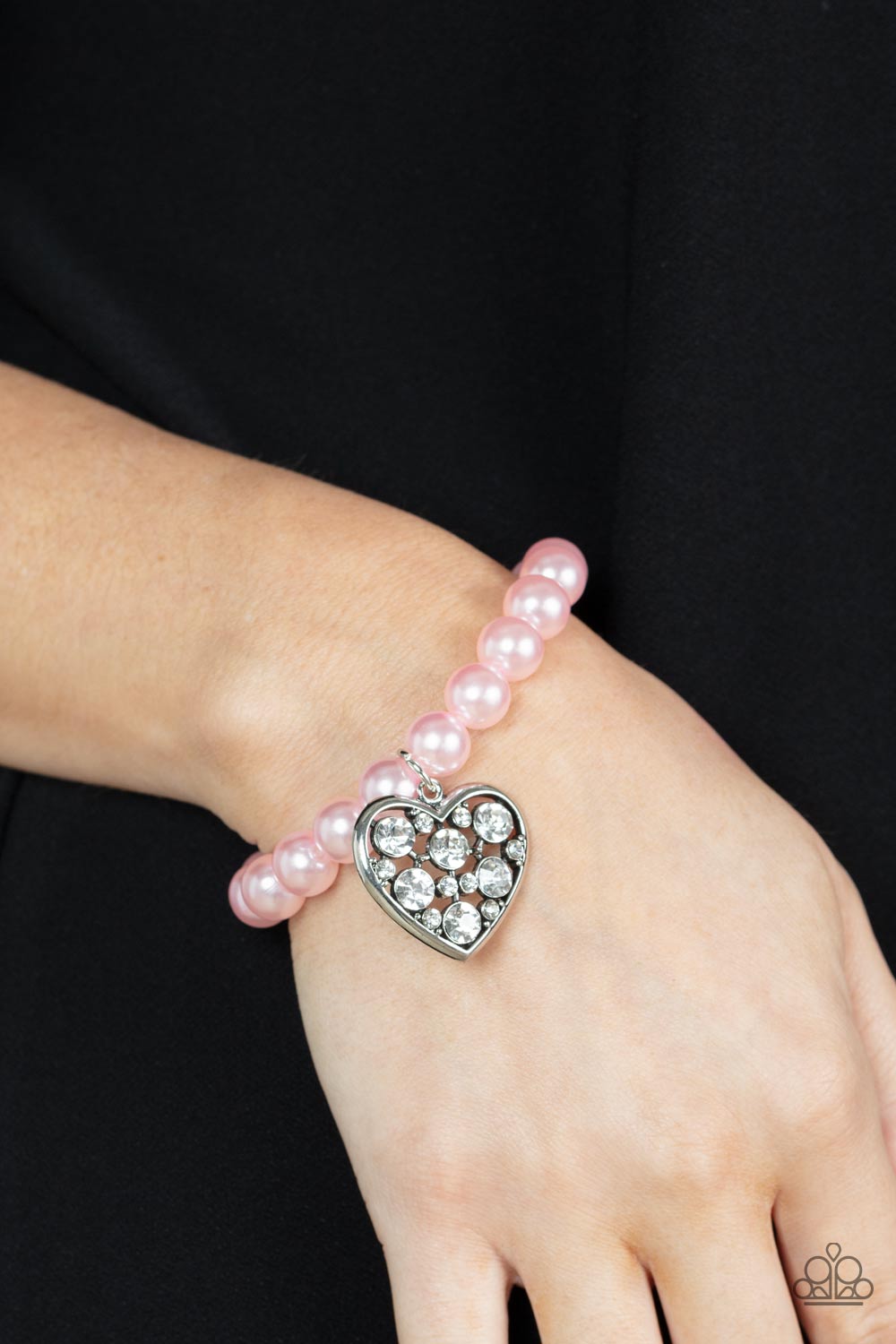 Cutely Crushing - Pink - VJ Bedazzled Jewelry