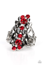 Load image into Gallery viewer, Smoky Smolder - Red - Paparazzi Accessories - VJ Bedazzled Jewelry
