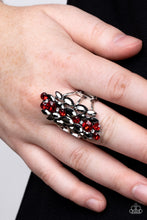 Load image into Gallery viewer, Smoky Smolder - Red - Paparazzi Accessories - VJ Bedazzled Jewelry
