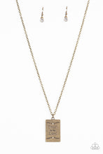 Load image into Gallery viewer, All About Trust - Brass - Paparazzi Accessories - VJ Bedazzled Jewelry
