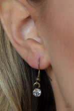 Load image into Gallery viewer, All About Trust - Brass - Paparazzi Accessories - VJ Bedazzled Jewelry

