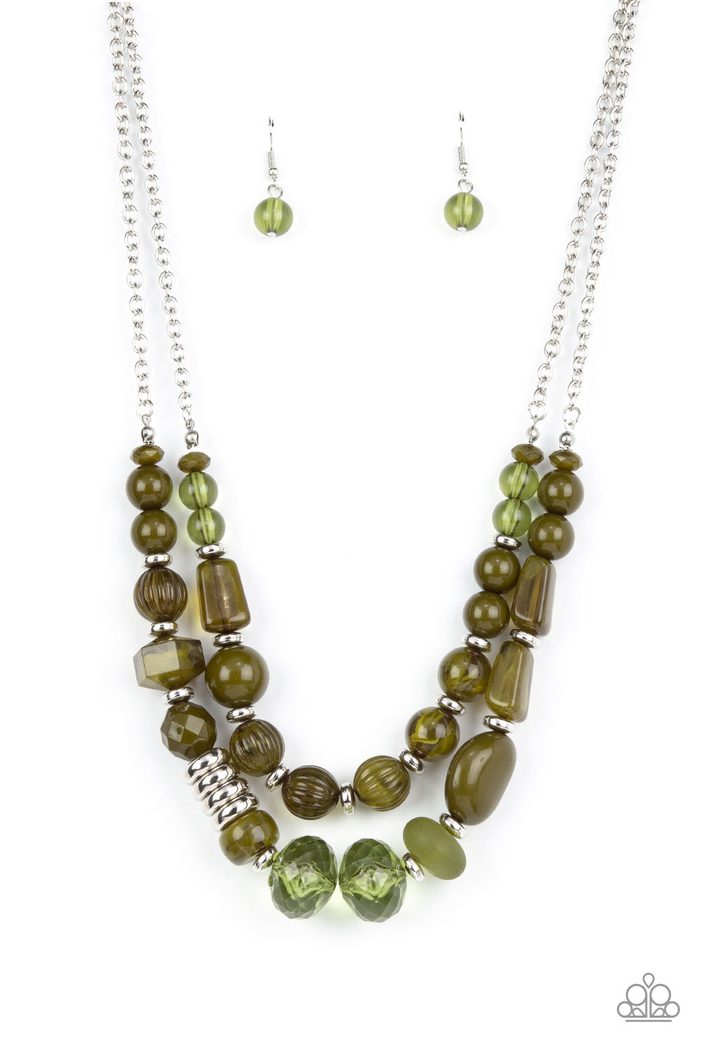 Pina Colada Paradise - Green - VJ Bedazzled Jewelry