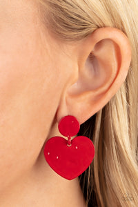 Just a Little Crush - Red - VJ Bedazzled Jewelry