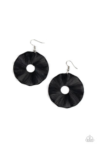 Fan the Breeze - Black - VJ Bedazzled Jewelry