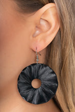 Load image into Gallery viewer, Fan the Breeze - Black - VJ Bedazzled Jewelry
