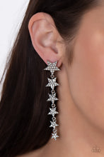 Load image into Gallery viewer, Americana Attitude - White- Paparazzi Accessories - VJ Bedazzled Jewelry
