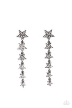 Load image into Gallery viewer, Americana Attitude - Black - Paparazzi Accessories - VJ Bedazzled Jewelry
