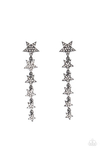 Americana Attitude - Black - Paparazzi Accessories - VJ Bedazzled Jewelry