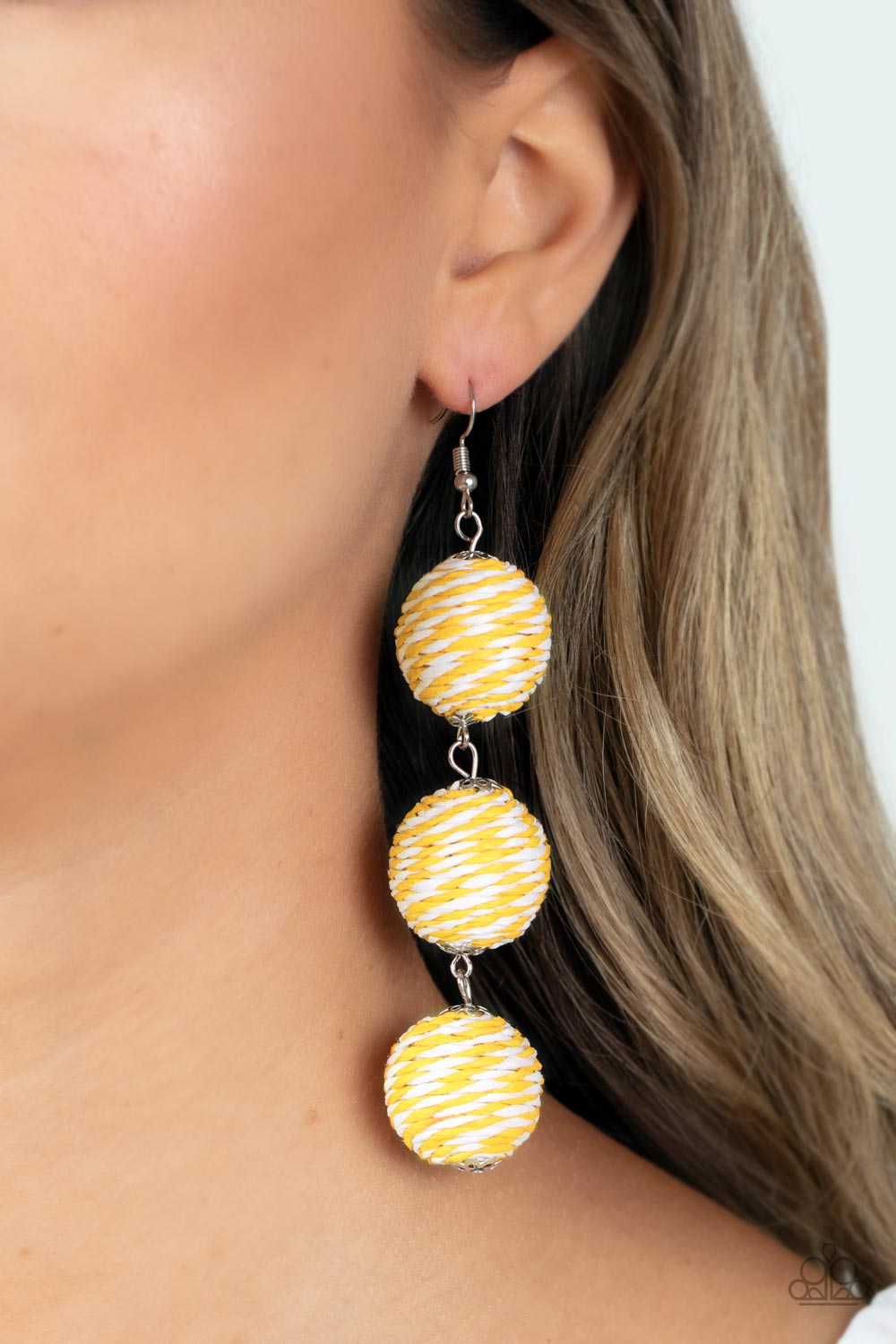 Laguna Lanterns - Yellow - VJ Bedazzled Jewelry
