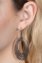 Load image into Gallery viewer, The HOLE Nine Yards - Black Paparazzi Accessories - VJ Bedazzled Jewelry
