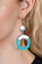 Load image into Gallery viewer, ENTRADA at Your Own Risk - Blue-Paparazzi Accessories - VJ Bedazzled Jewelry
