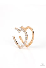 Load image into Gallery viewer, AMORE to Love - Gold-Paparazzi Accessories - VJ Bedazzled Jewelry
