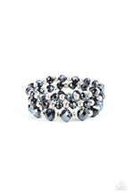 Load image into Gallery viewer, Eiffel Tower Tryst - Blue - VJ Bedazzled Jewelry
