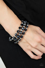 Load image into Gallery viewer, Eiffel Tower Tryst - Blue - VJ Bedazzled Jewelry
