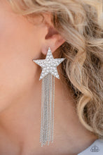 Load image into Gallery viewer, Superstar Solo - White- Paparazzi Accessories - VJ Bedazzled Jewelry
