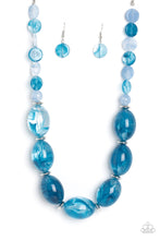 Load image into Gallery viewer, Belle of the Beach - Blue- Paparazzi Accessories - VJ Bedazzled Jewelry
