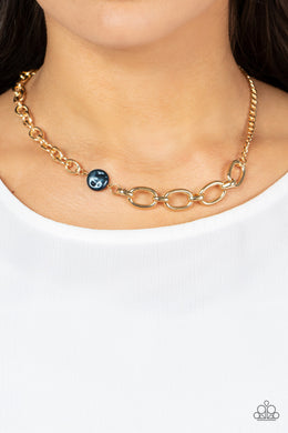 Picnic in Paris - Blue Paparazzi Accessories - VJ Bedazzled Jewelry