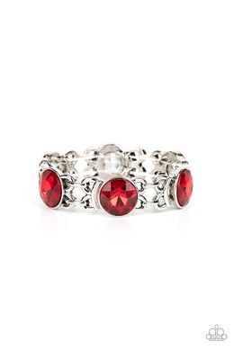 Devoted to Drama - Red - VJ Bedazzled Jewelry