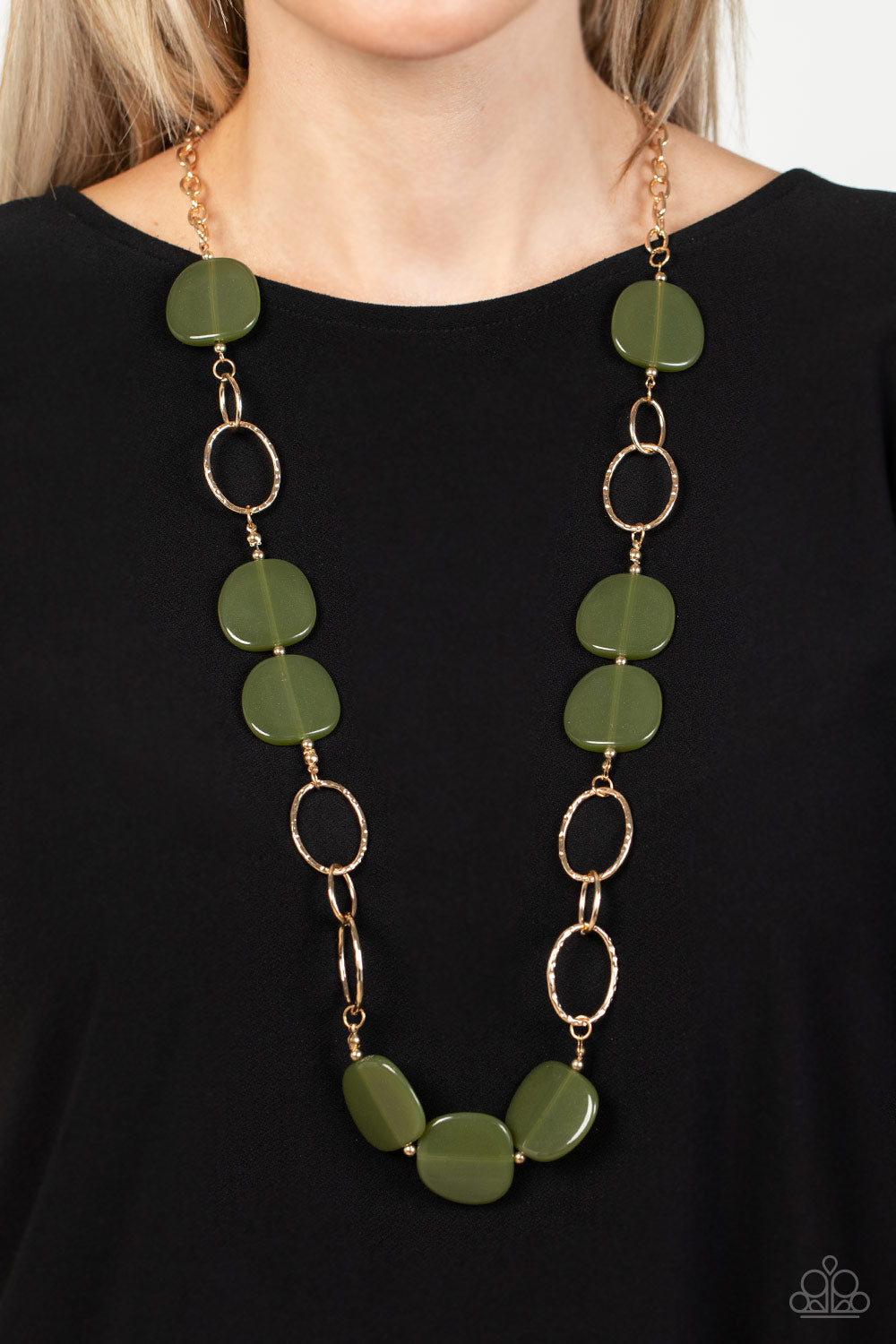 Posh Promenade - Green - VJ Bedazzled Jewelry