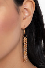 Load image into Gallery viewer, Top of the Food Chain - Gold - Paparazzi Accessories - VJ Bedazzled Jewelry

