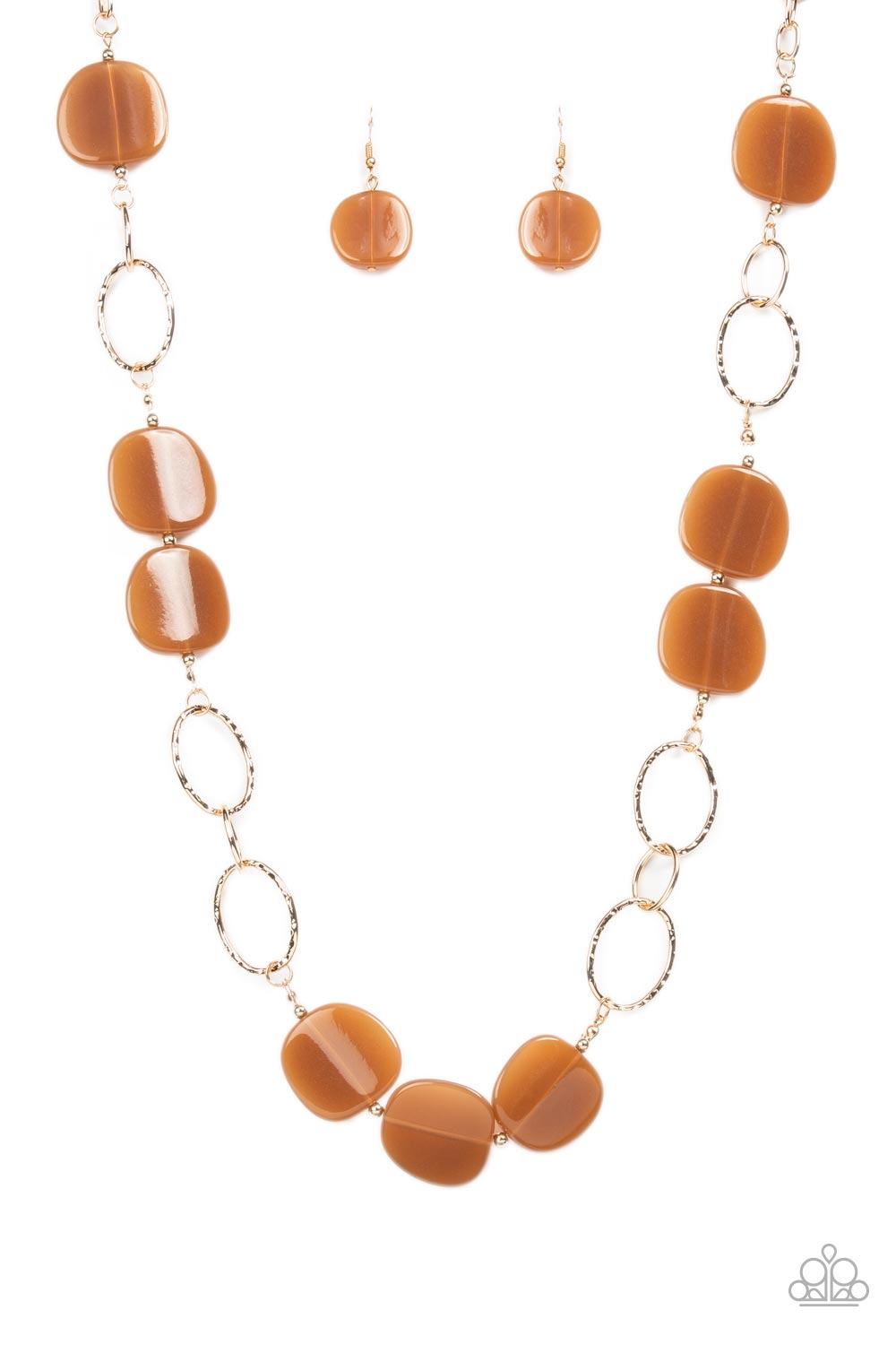 Posh Promenade - Brown - VJ Bedazzled Jewelry