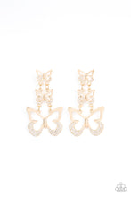 Load image into Gallery viewer, Flamboyant Flutter - Gold - VJ Bedazzled Jewelry
