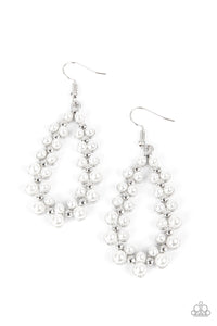 Absolutely Ageless - White Paparazzi Accessories - VJ Bedazzled Jewelry