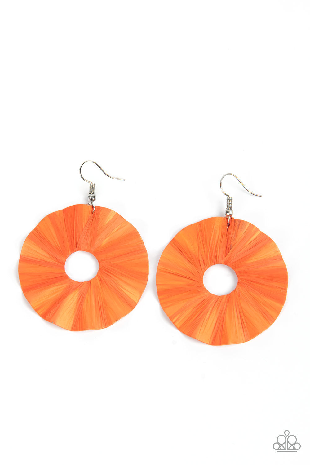 Fan the Breeze - Orange - VJ Bedazzled Jewelry