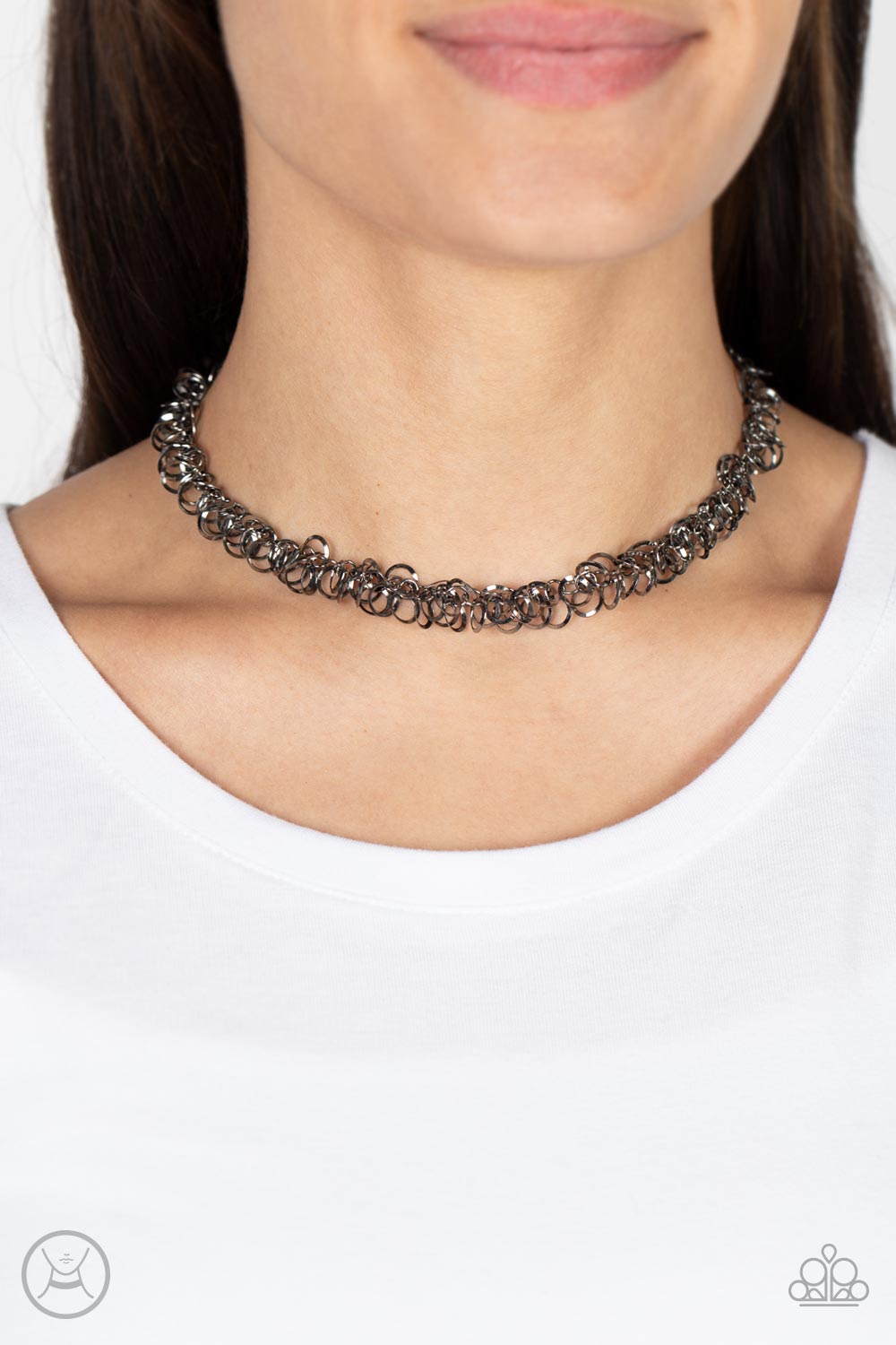Cause a Commotion - Black- Paparazzi Accessories - VJ Bedazzled Jewelry