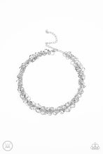 Load image into Gallery viewer, Cause a Commotion - Silver-Paparazzi Accessories - VJ Bedazzled Jewelry
