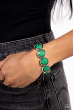 Load image into Gallery viewer, Long Live the Loud - Green Paparazzi Accessories - VJ Bedazzled Jewelry
