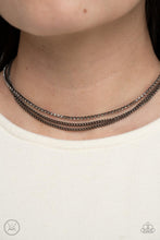 Load image into Gallery viewer, Glitzy Gusto - Black Paparazzi Accessories - VJ Bedazzled Jewelry
