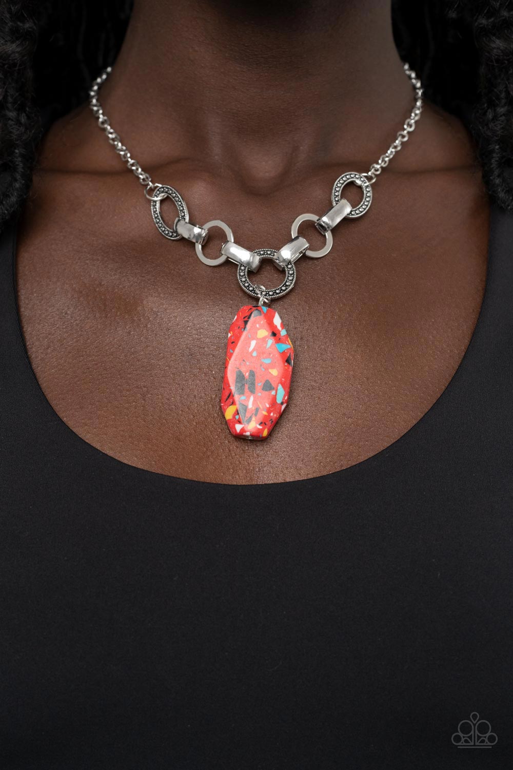 Mystical Mineral - Red - VJ Bedazzled Jewelry