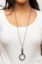 Load image into Gallery viewer, Radiant Ringleader - Black Paparazzi Accessories - VJ Bedazzled Jewelry
