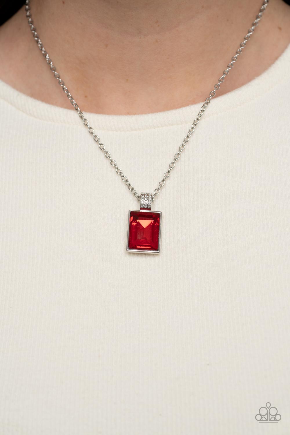 Understated Dazzle - Red - VJ Bedazzled Jewelry
